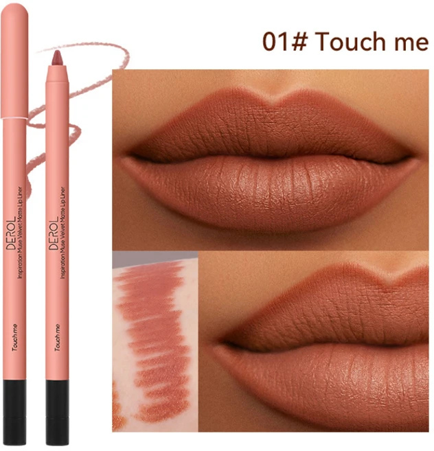 립 펜슬 워터프루프 스핀들 립라이너 지워지지않는 펜슬 립라이너, 1개, 01 - 쿠팡