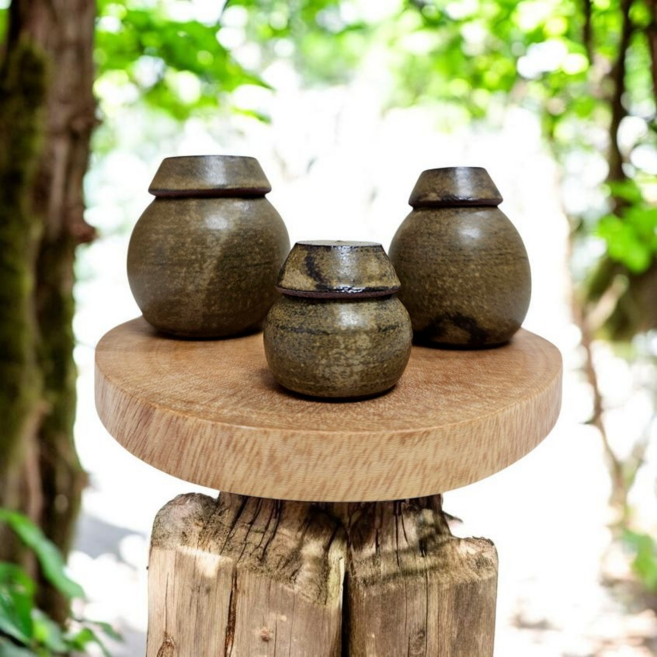 한국 전통 수공예 옹기 미니 3종 세트 인테리어 소품 데스크 장식 미니 오브제 홈데코, 미니꼬마옹기 3종, 1개