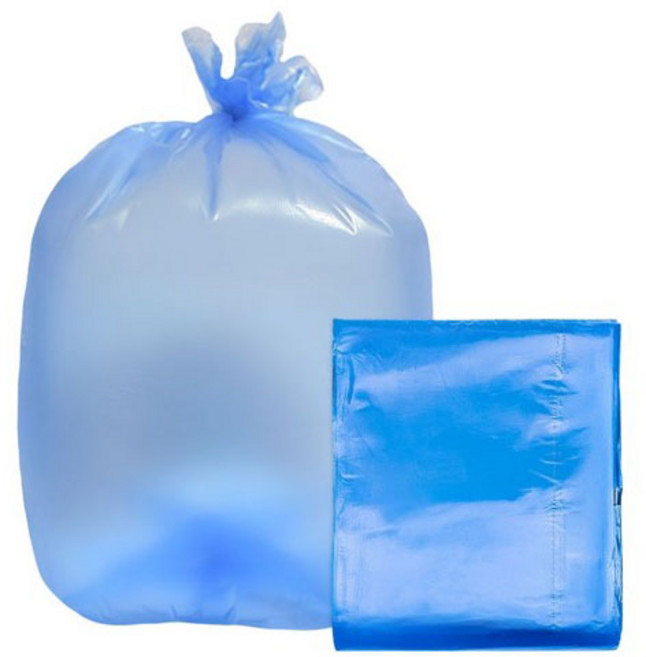 월드크린 분리수거 배접 비닐봉투 파랑, 50L, 50개