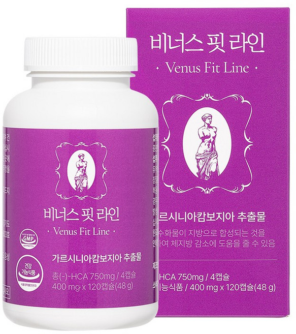 잇썸 비너스 핏 라인 가르시니아 120정, 1개