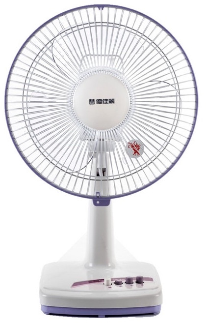 優佳麗 HY-510 10吋 三段風速調整 靜音省電 辦公室/居家適用, 桌扇