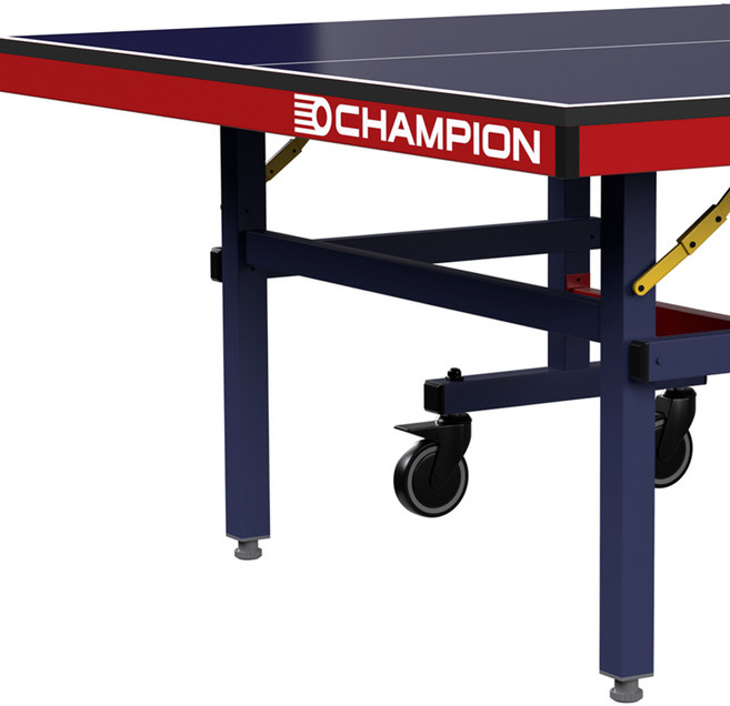 [창립50주년기념] 참피온 스핀프로 프레임60 탁구대 H-50 레드 공식국제규격 스타터 패키지 탁구라켓 탁구공 네트, 스타터팩 포함 - 수령시 결제(착불)