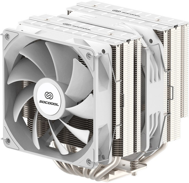 쓰리알시스템 Socoool 쿨러 WHITE RC1800 LITE, 1개