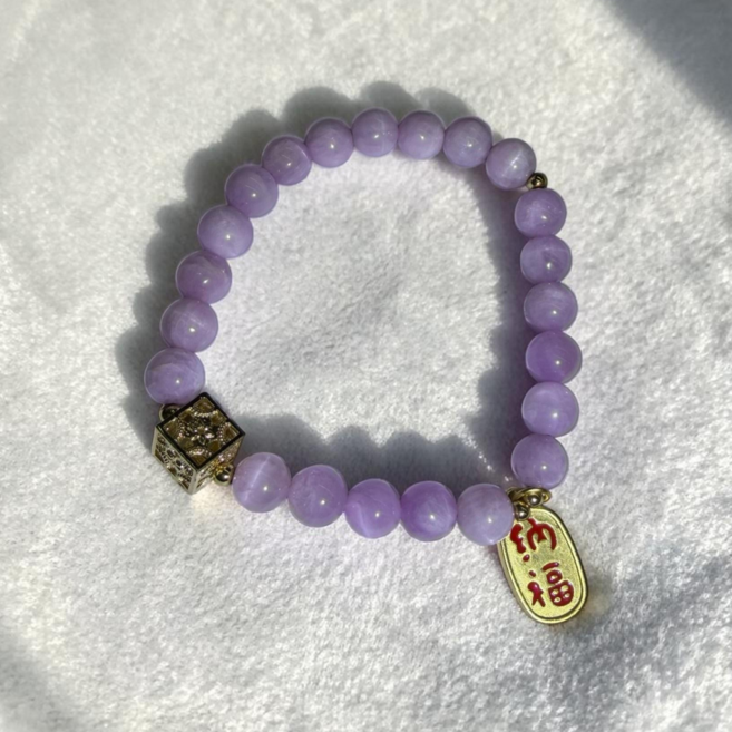 【龍潭藝品城】 紫鋰輝設計款手珠