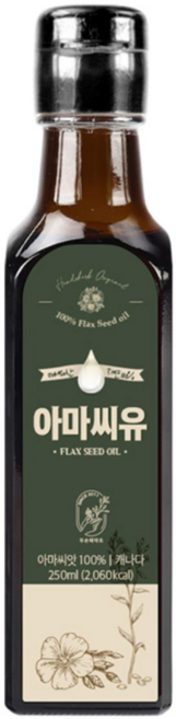 두손애약초 캐나다산 아마씨유, 1개, 250ml