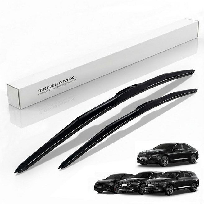 벤비아믹스 제네시스 와이퍼 에센셜 하이브리드 순정형와이퍼 세트 GV70 GV80 GV60 G70 G80 G90 00829, G70 GV60 GV70 GV80 650/450