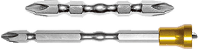 다이몬 자화기 토션비트날 (2pcs) DJB-2 십자 양날 드릴비트, 65mm,110mm, 1개, 본품(배터리없음)