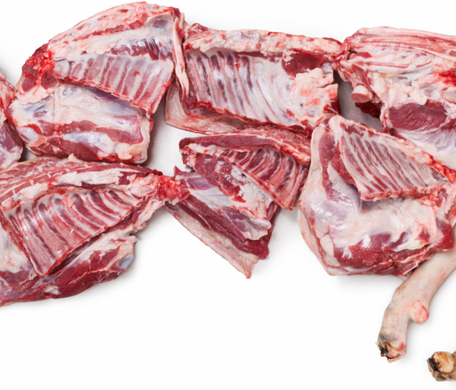 국내산 흑염소고기 염소고기 갈비 지육(뼈+살+껍데기) 전남흑염소산업 한염, 1개, 4kg