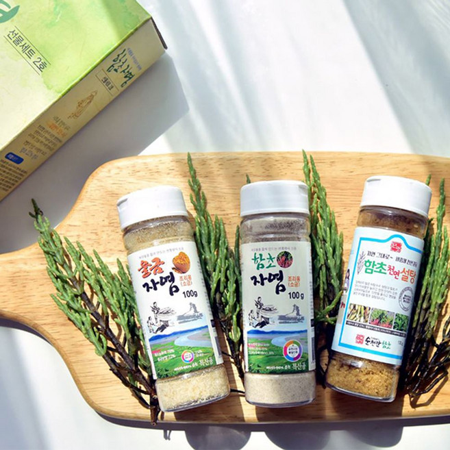 함초 함초환 함초가루 함초소금 함초자염소금 미니 3종 선물세트 답례품, 1개