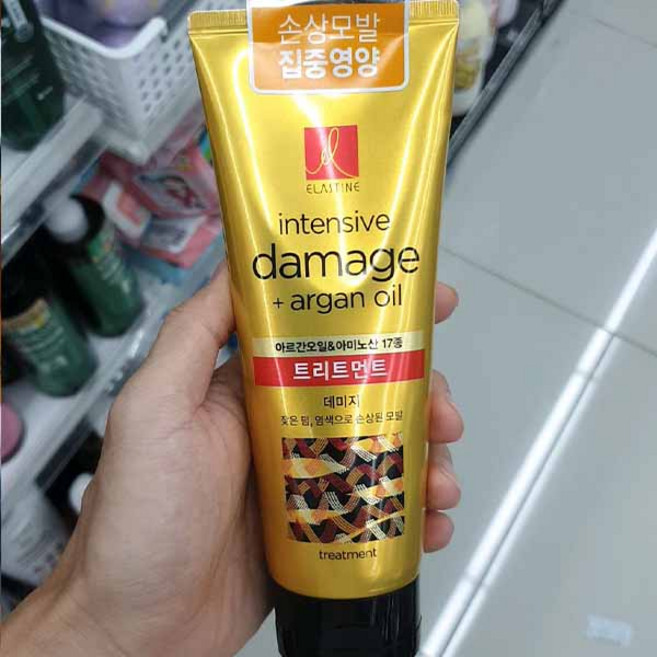 엘라스틴 아르간오일 데미지 트리트먼트, 200ml, 1개