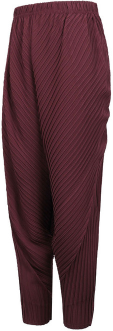 국내생산 플리츠바지 주름 고무줄 몸빼 항아리바지