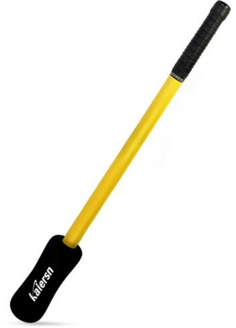 골프 다기능 스윙 보조기 골프 워밍업 스틱 파워 스틱 스윙 트레이너 소프트 배턴 트레이닝 파워 휩 폼 스윙 스틱, 1개, YELLOW