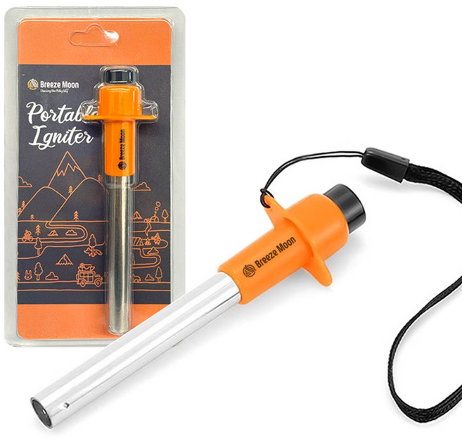 브리즈문 이그나이터 부싯돌 파이어스타터, 오렌지, 1개