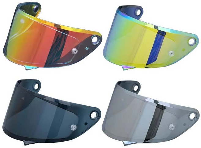 HJC 홍진 알파1 쉴드 호환 HJ-35 핀락 김서림방지필름, Revo Red