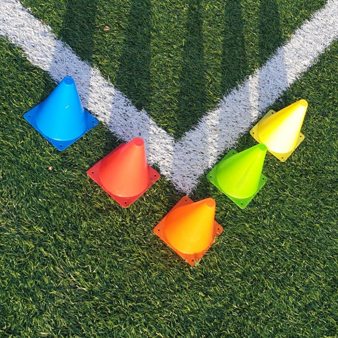 p1 트레이닝 칼라 꼬깔 고깔콘 소형 칼라콘 축구꼬깔 축구고깔콘, 1