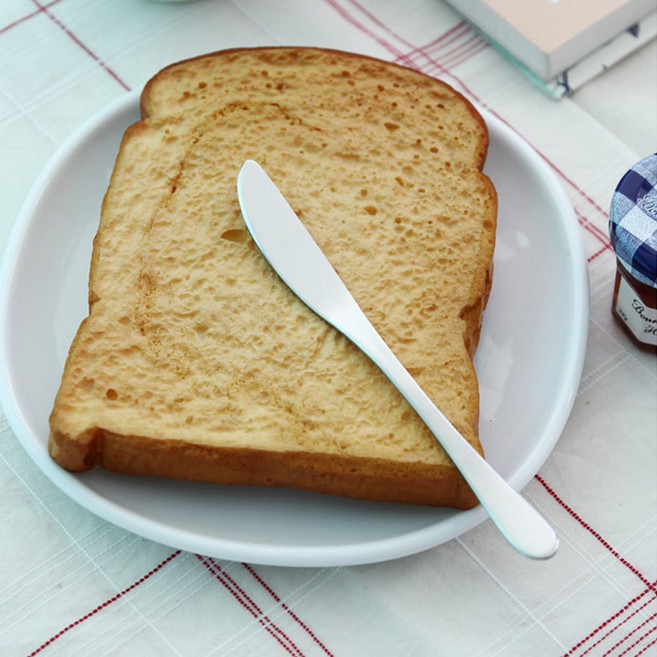 리빙안 무광 스텐 미니 버터나이프, 1개