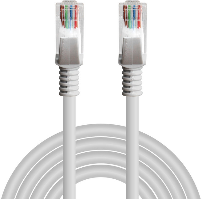 케스라 CAT5e UTP 랜선 인터넷 연결 케이블 5M UTP505, 그레이, 1개