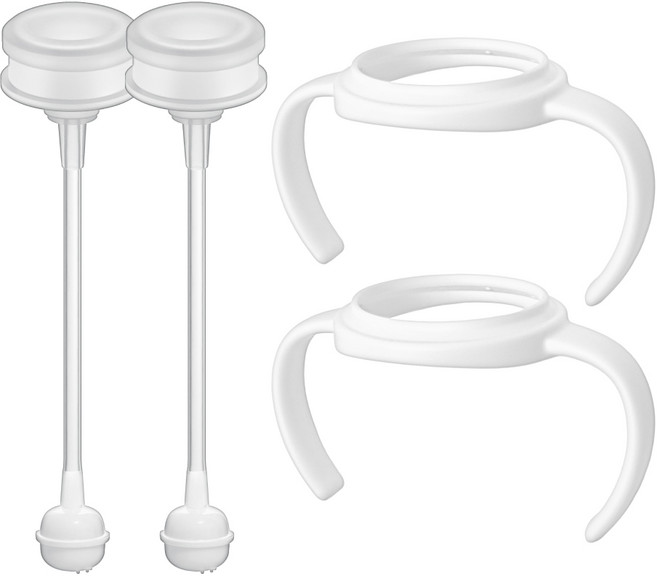 순수아 더블하트 젖병 호환 젖병추빨대 프리미엄형 2세트 젖병손잡이 고급형 화이트 2개, 1개, 1ml, 젖병추빨대 프리미엄형2세트+젖병손잡이 고급형-화이트2개