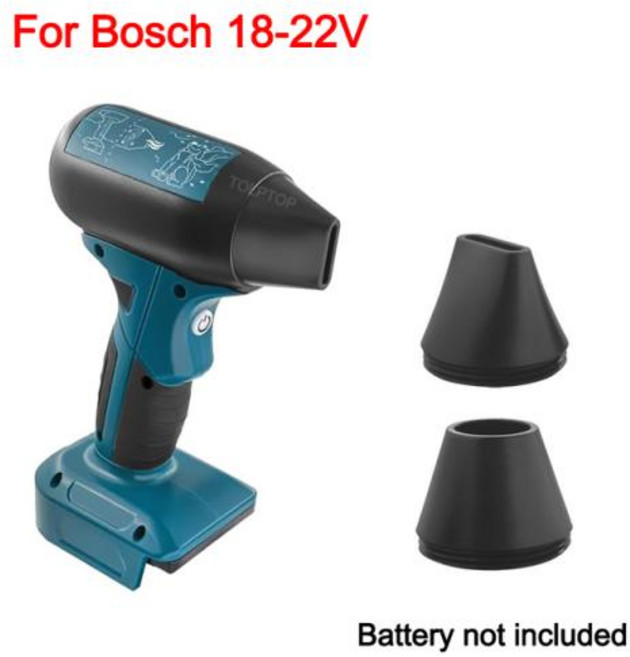 제트건 휴대용 터보 제트 선풍기 공기 송풍기 마키타 디월트 밀워키 보쉬용 세차 에어건 건조기 130000RMP 4 단, For Bosch, 1개