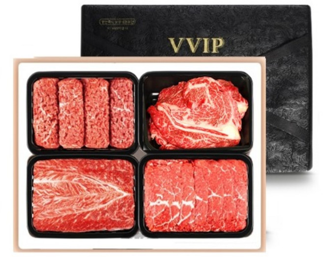 충북한우공동브랜드 청풍명월한우 무항생제 1+등급이상 한우 등심스페셜 VIP1호 선물세트 총1.6kg, 1개