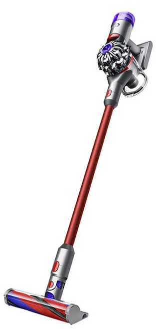 다이슨 V8 슬림 플러피 스틱 청소기, 레드 + 블루