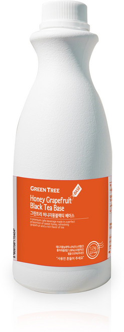그린트리 허니자몽 블랙티 베이스 1.2kg 고농축 액상 음료베이스 [원산지:국산], 6개