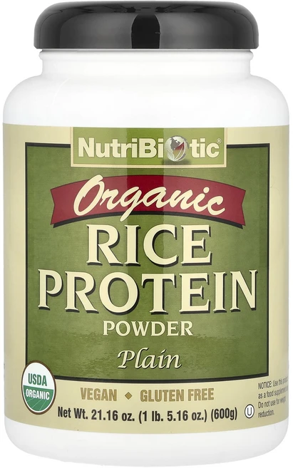 새해 건강을 선물하세요 NutriBiotic 유기농 생쌀 단백질 플레인 600g(1lb 5oz) 특별관리진행, NutriBiotic유기농생쌀단백질플레인600g1lb5, 600g, 1개 - 쿠팡