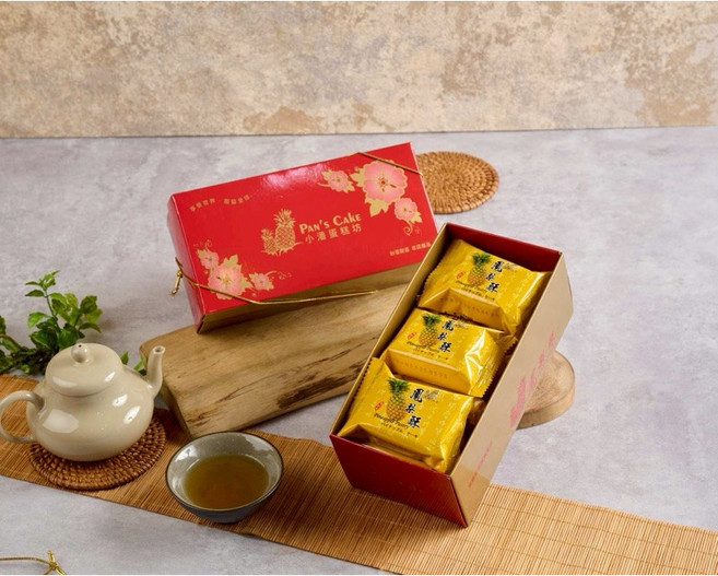 小潘蛋糕坊 鳳凰酥/鳳梨酥, 1個, 10顆單顆包鳳梨酥