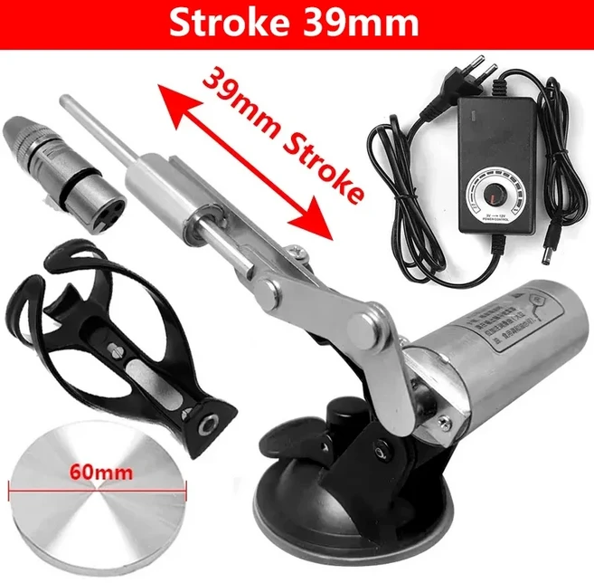 미니 텔레스코픽 선형 액추에이터 높은 추력 왕복 운동 기계식 39mm 스트로크 속도 조절 가능 공구, 03 39mm Plate 60mm, 03 AU Plug 220V
