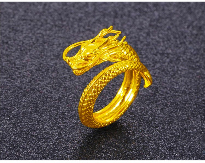 르떼르넬 JSSR016 Silver 용 드래곤 볼드 터프 빈티지 남자 실버 반지 은반지