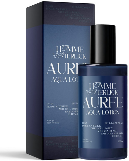 [판테놀함유 남자로션] 아우페 옴므 아쿠아 로션 에멀전 에멀젼 남성 남자 대용량 수분 진정 보습 올인원, 1개, 200ml
