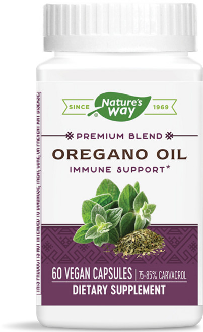Nature's Way 然萃維 牛至油素食膠囊, 60顆, 1罐
