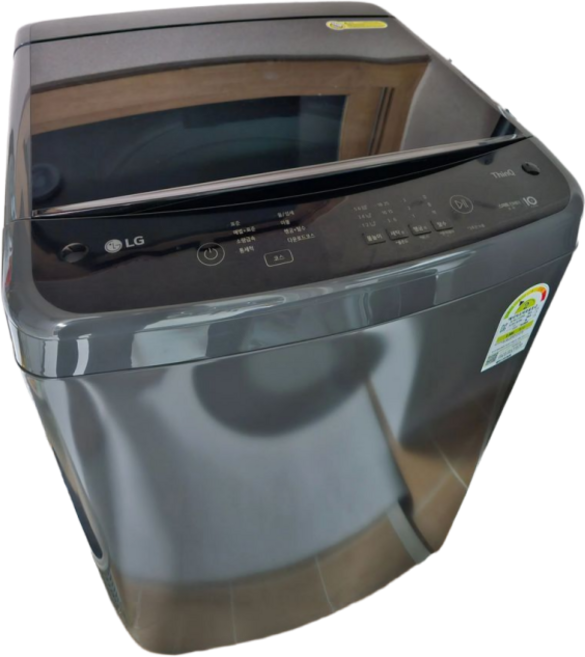 LG 통돌이 세탁기 기사설치 10kg TR10MV4 스마트 인버터 2등급 미드블랙 폐가전수거