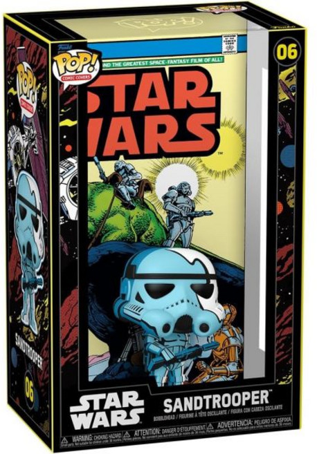 펀코 팝! 만화 커버: 스타워즈 - 샌드트루퍼 (1977) 코믹스 팬덤 테마상품 레트로장식품 팬아트, 펀코 팝! 만화 커버: 스타워즈 - 샌드트루퍼 (197
