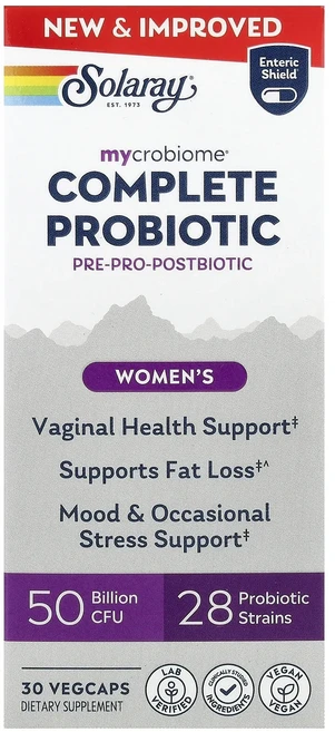 몸관리하세요 겨울입니다 Solaray Mycrobiome® 컴플리트 프로바이오틱 여성용 베지 캡슐 30정 특별관리진행, SolarayMycrobiome컴플리트프로바이오틱여성용, 1개 - 쿠팡