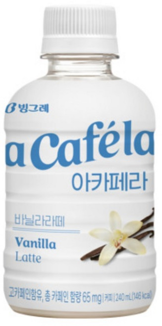 아카페라 바닐라라떼 240ml, 20개
