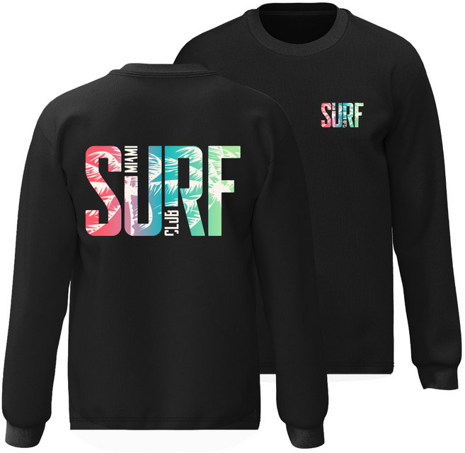 몰토벨리노 썸머 비치 프린팅 오버핏 긴팔 레쉬가드, 남녀공용XL, 서프클럽마이애미817