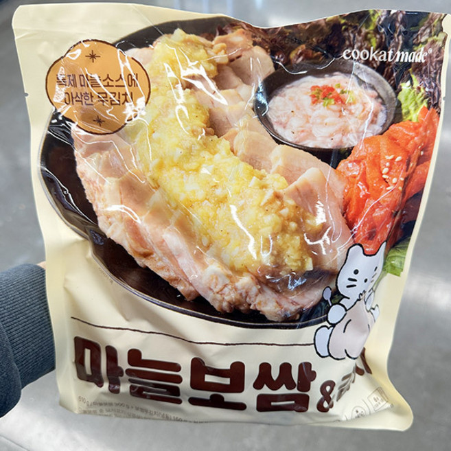 쿠캣 마늘보쌈, 1개, 60g