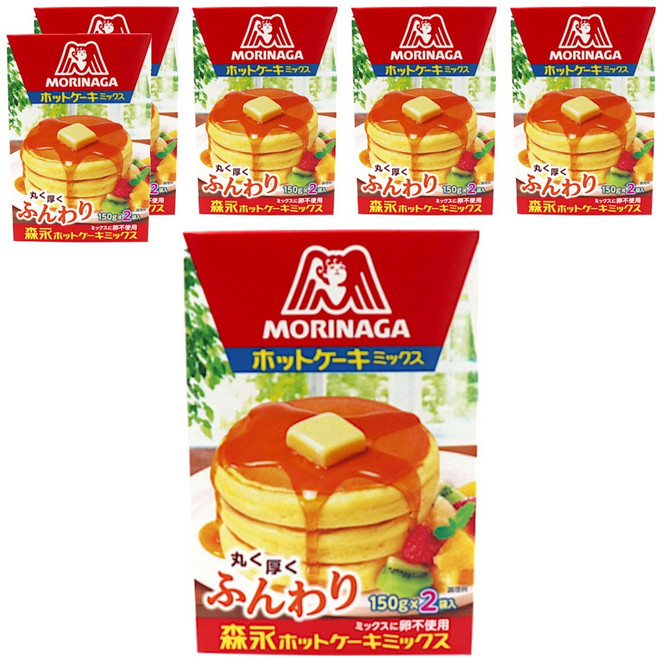 MORINAGA 森永 柔軟鬆餅粉 2入, 300g, 6個