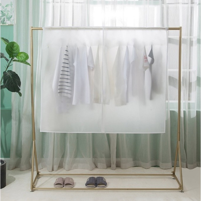 먼지 완벽 차단 투명 행거 옷 커버, 1개입, 1개