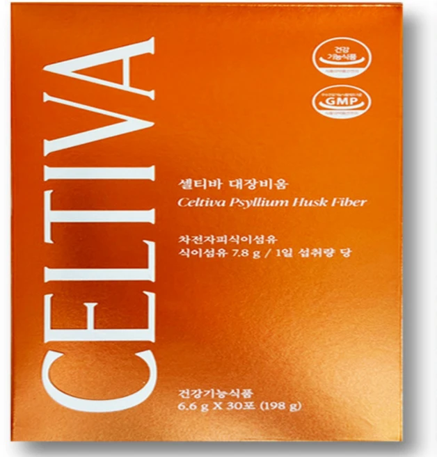 셀티바 대장비움 차전자피 식이섬유 198g, 30정, 2개 - 쿠팡