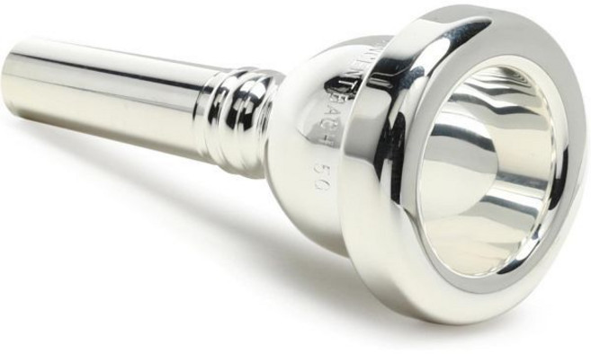 바흐 스몰 샹크 트롬본 바리톤 및 유포늄 마우스피스 5G, 5G/ Deep Cup Depth/ 25.50mm Cu