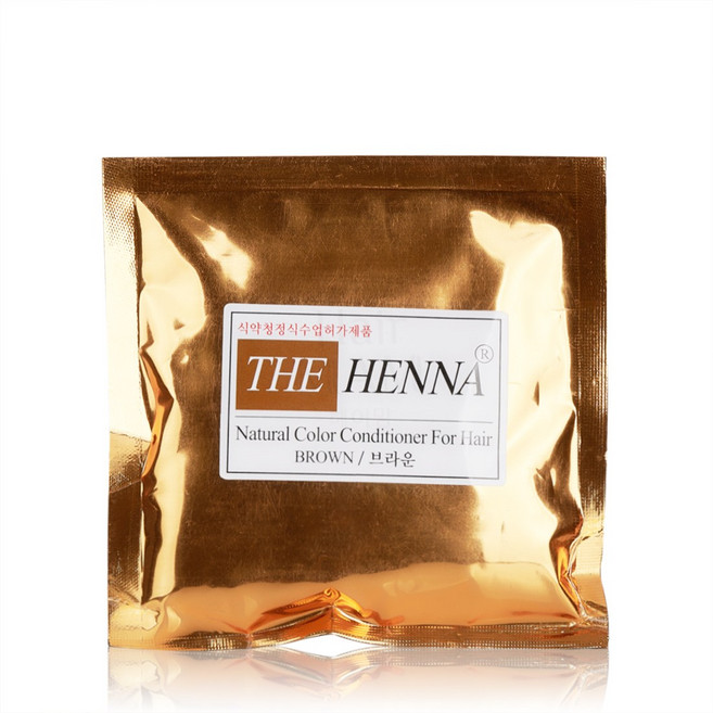 더 헤나 100g 천연 새치염색 저자극 암라 두피 인도산, 5. 브라운, 1개