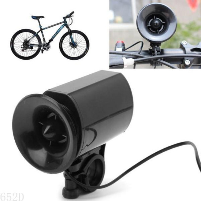 G7NF 자전거 Klaxon 자전거 방수 소리 전기 혼 벨 스피커 알람 사이렌, 01 CHINA, 01 Black