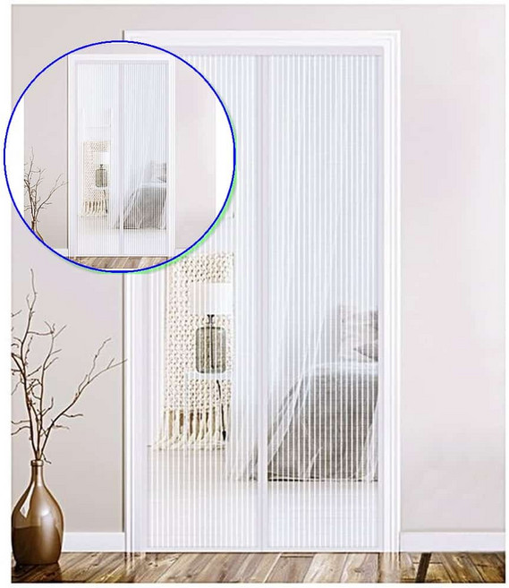 쌍문상회 지금 필요한 방충망 자석모기장 설치편한 방충모기장 출입문 현관문모기장 방문모기장 중 k31872EA, 블랙