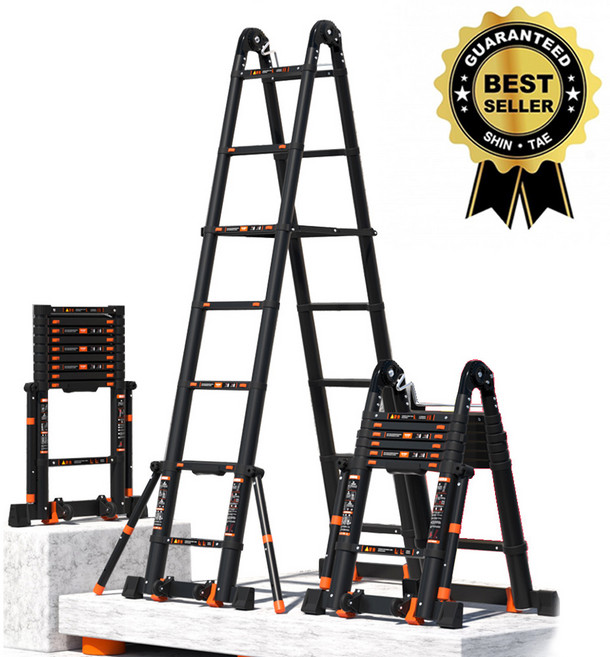 [신태]독일기술 최신형 멀티 다용도 사다리 접이식 AH형 A형 H형, 1개