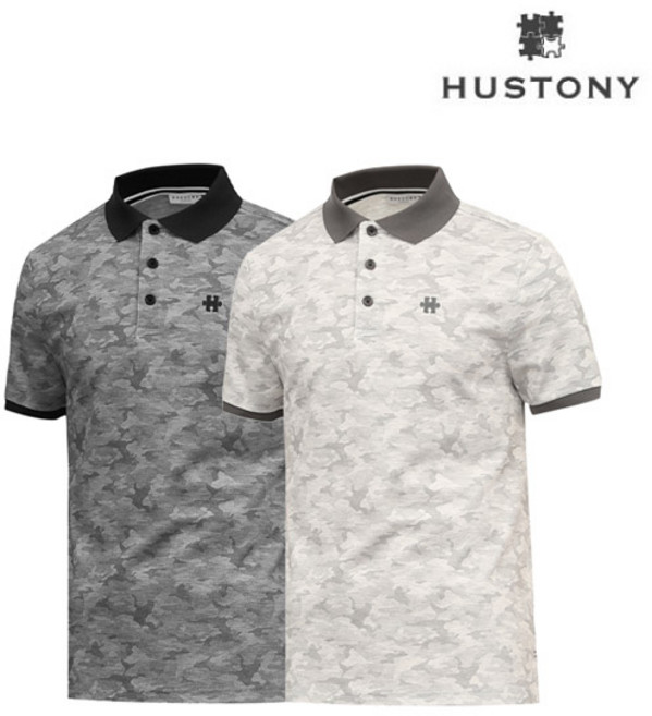 휴스토니 남성 카모플라쥬 반팔티셔츠 (27M01TT34)