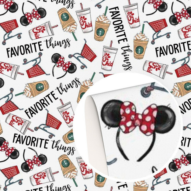 식품 주스 커피 비스킷 케이크 인쇄 합성 인조 가죽 시트 DIY 활 공예 선물 장식 비닐 20x33cm, 1132837, 1개