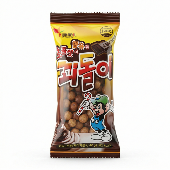 광일제과 꾀돌이, 40g, 10개