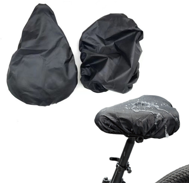 도나토르 자전거 안장 보호 방수커버 2p, 2개, 블랙